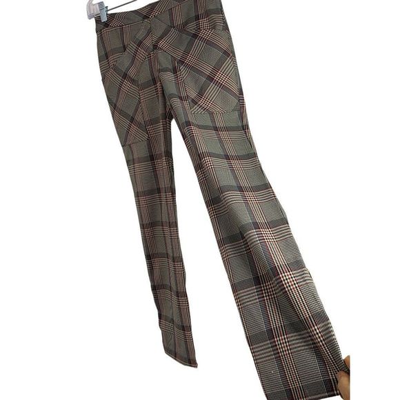 Snider Franz Wool-Blend Trouser Pants Womens Size 0 NWT Plaid Retail $425 6457 - Picture 2 of 13